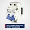 Automation Systems Interconnect Miniature Circuit Breaker, 2 Pole, 2 Amp, 240 Vac, 60 Vdc, C Trip Curve, Ul1077, DIN Rail Mounted NDB2-63C2-2 - alternate 5